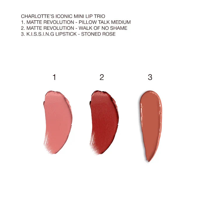 Charlotte Tilbury Iconic Mini Lipstick Trio