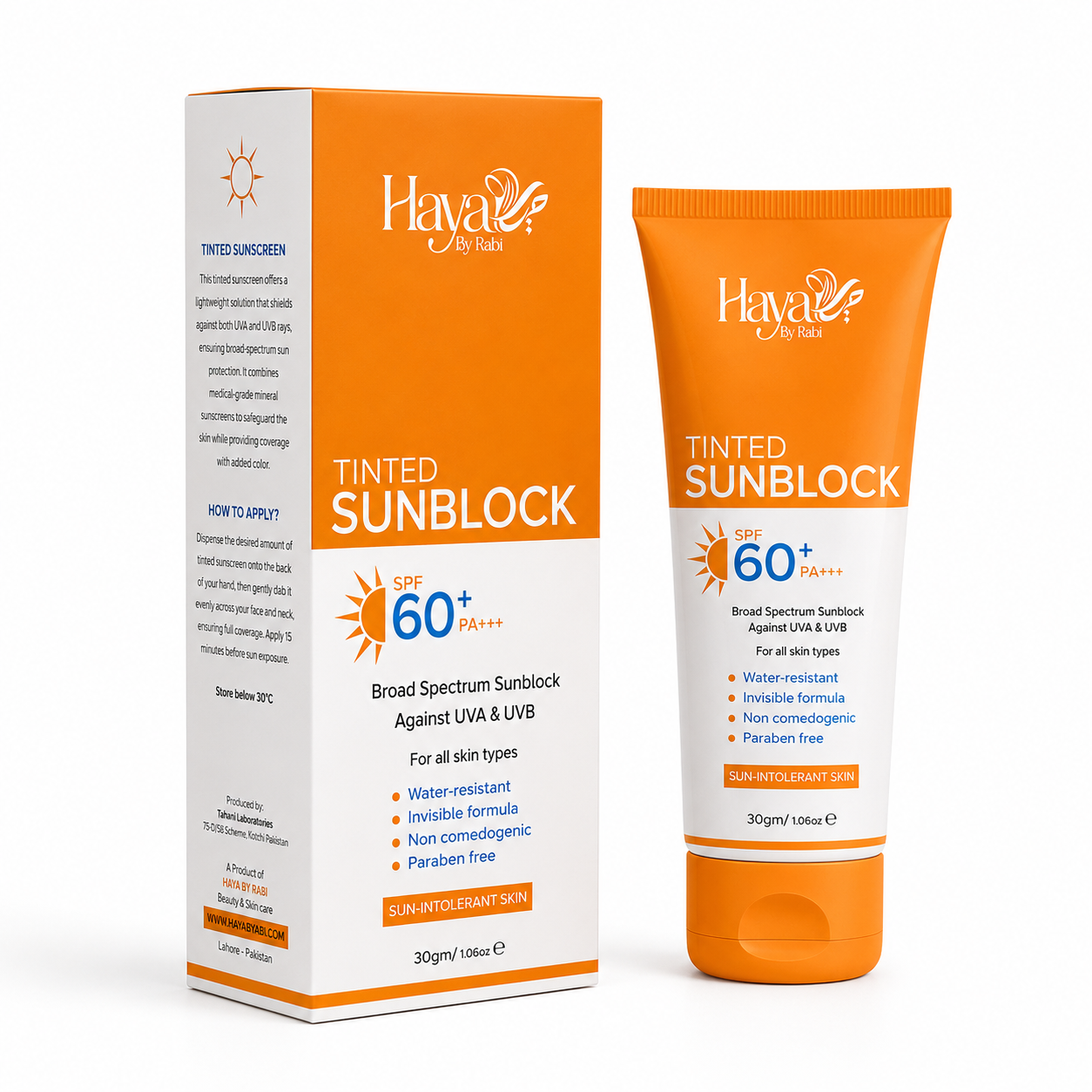 Tinted Sunblock - Broad Spectrum Protection