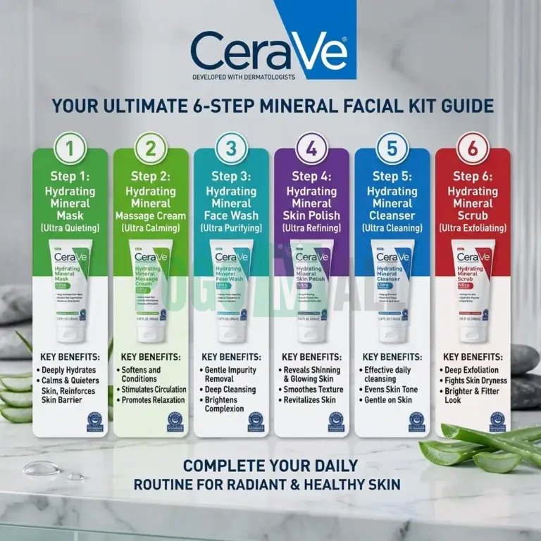 Best 6-in-1 Professional Glowing Formula (Cerave Facial Kit 120ml)