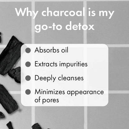 Huda Beauty Detox Charcoal Face & Body Scrub