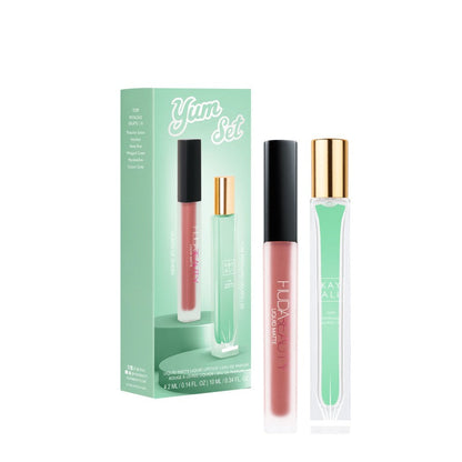 Huda Beauty Lip and Kayali Perfume Yum Set