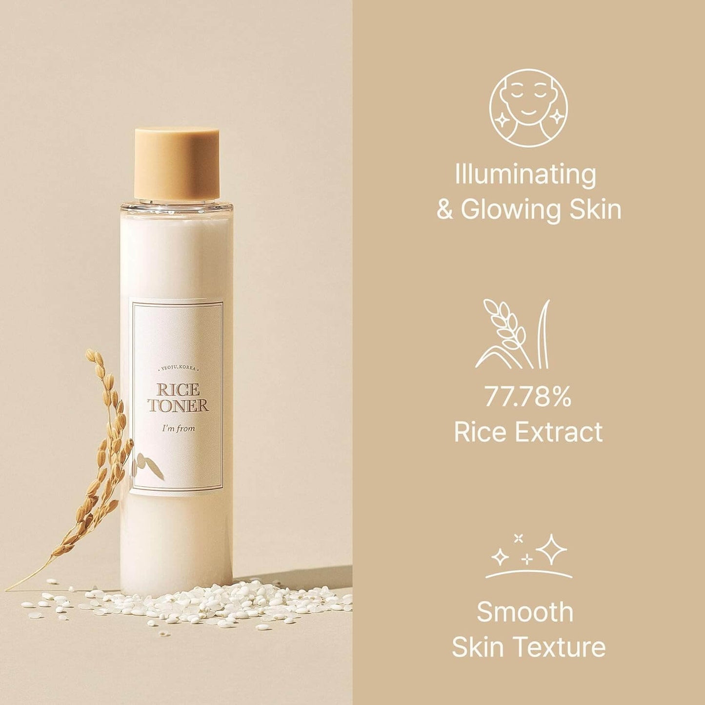 I'm from Rice Milky Toner for Glass Skin