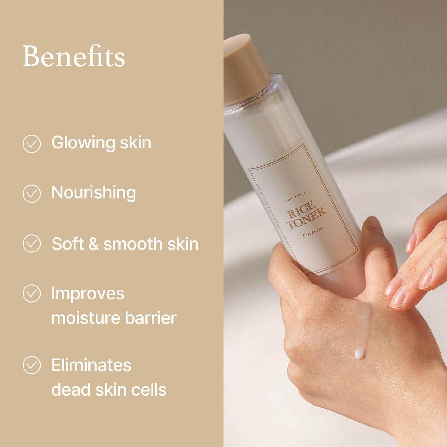 I'm from Rice Milky Toner for Glass Skin