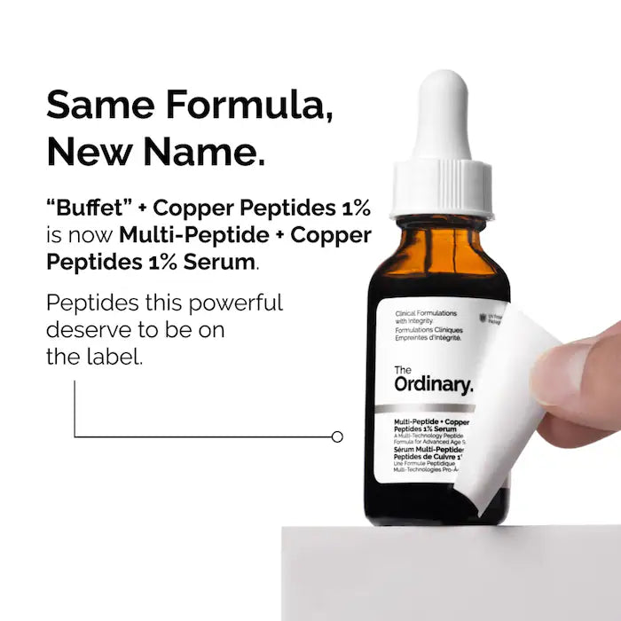 The Ordinary Multi-Peptide + Copper Peptides 1% Serum