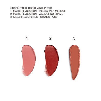 Charlotte Tilbury Iconic Mini Lipstick Trio