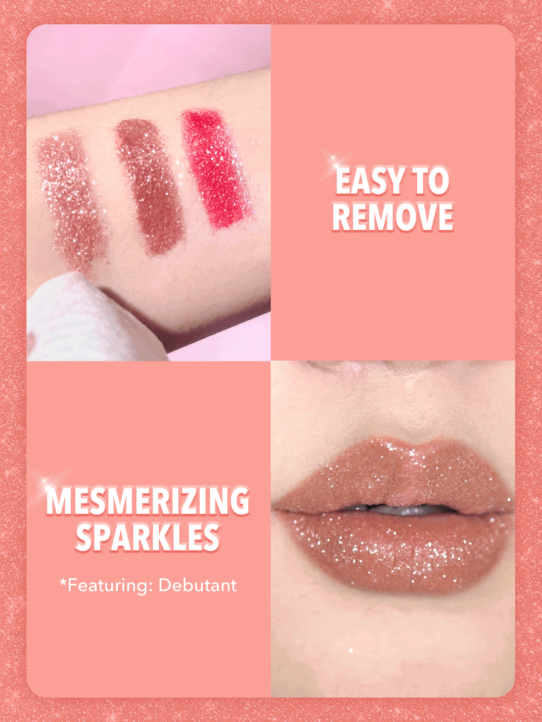 Sheglam Lip Dazzler Glitter Kit - Debutante