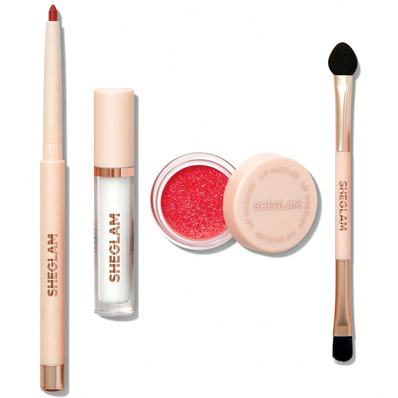 Sheglam Lip Dazzler Glitter Kit - Red Carpet