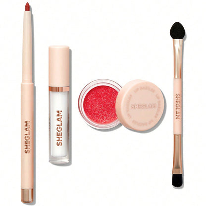 Sheglam Lip Dazzler Glitter Kit - Red Carpet