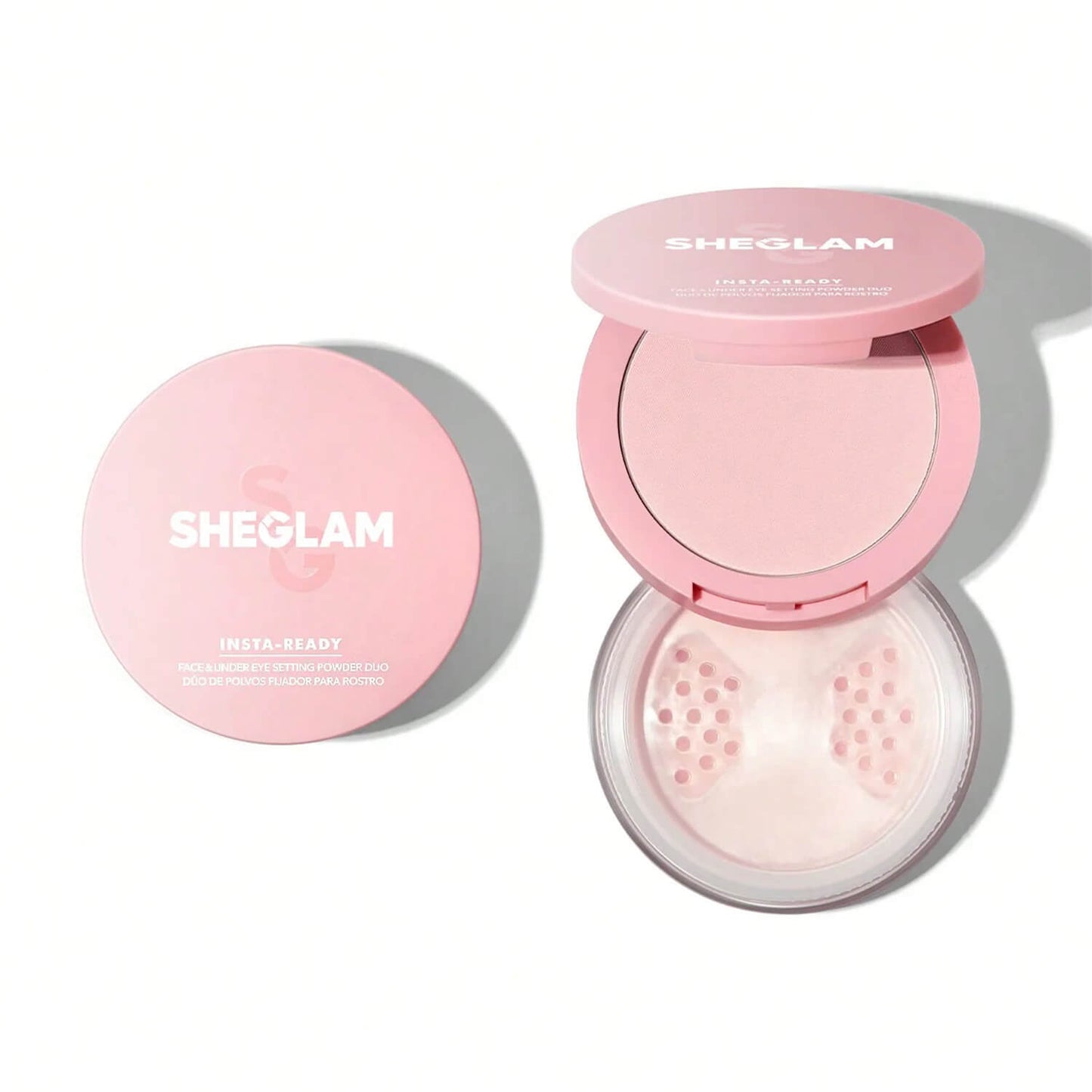 SheGlam Face & Eye Setting Powder Duo - Bubble Gum