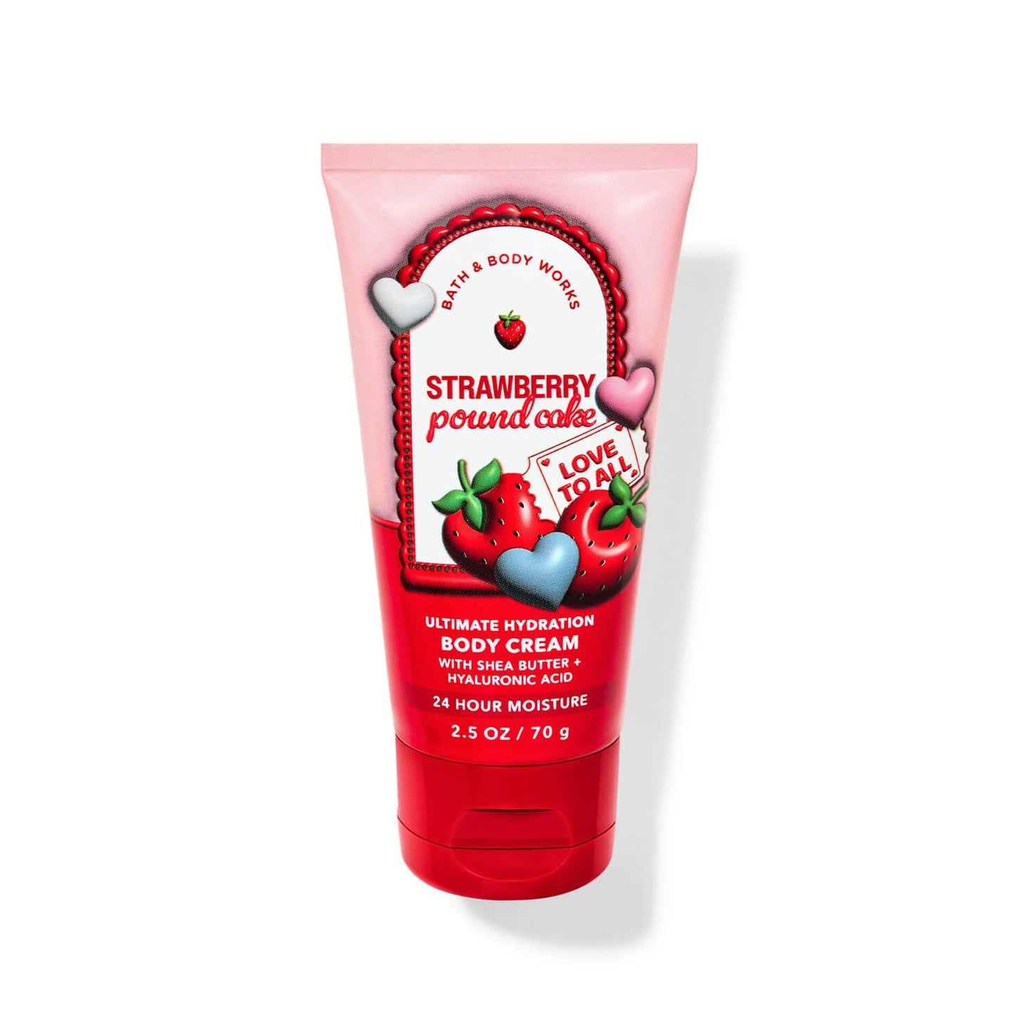 Bath & Body Works Travel Body Cream - Strawberry Pound Cake