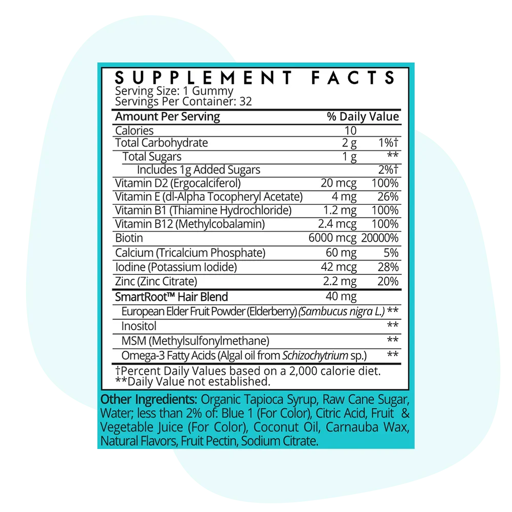 SugarBearPRO Hair Vitamin Halal Gummies