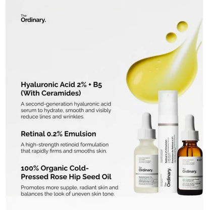 The Ordinary Night Skincare Routine Set